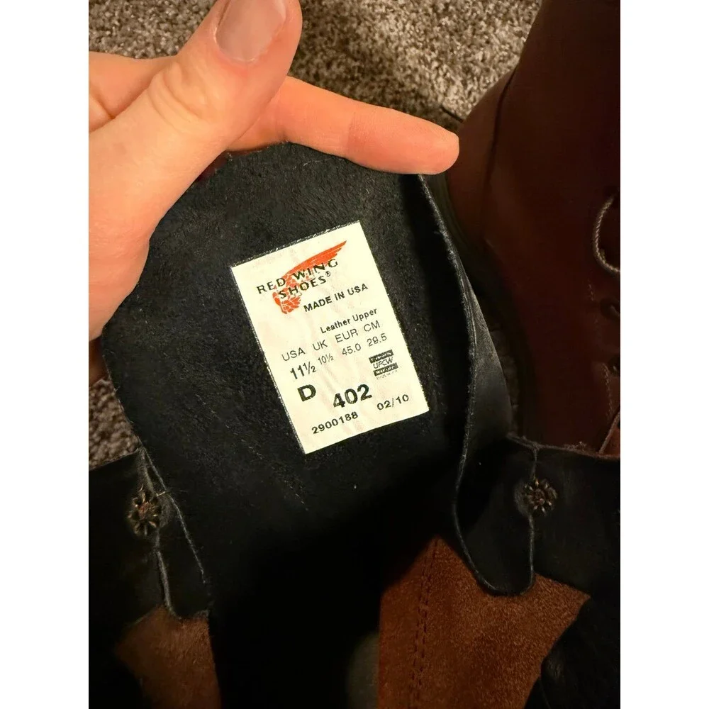 Red Wing 402 Supersole 8